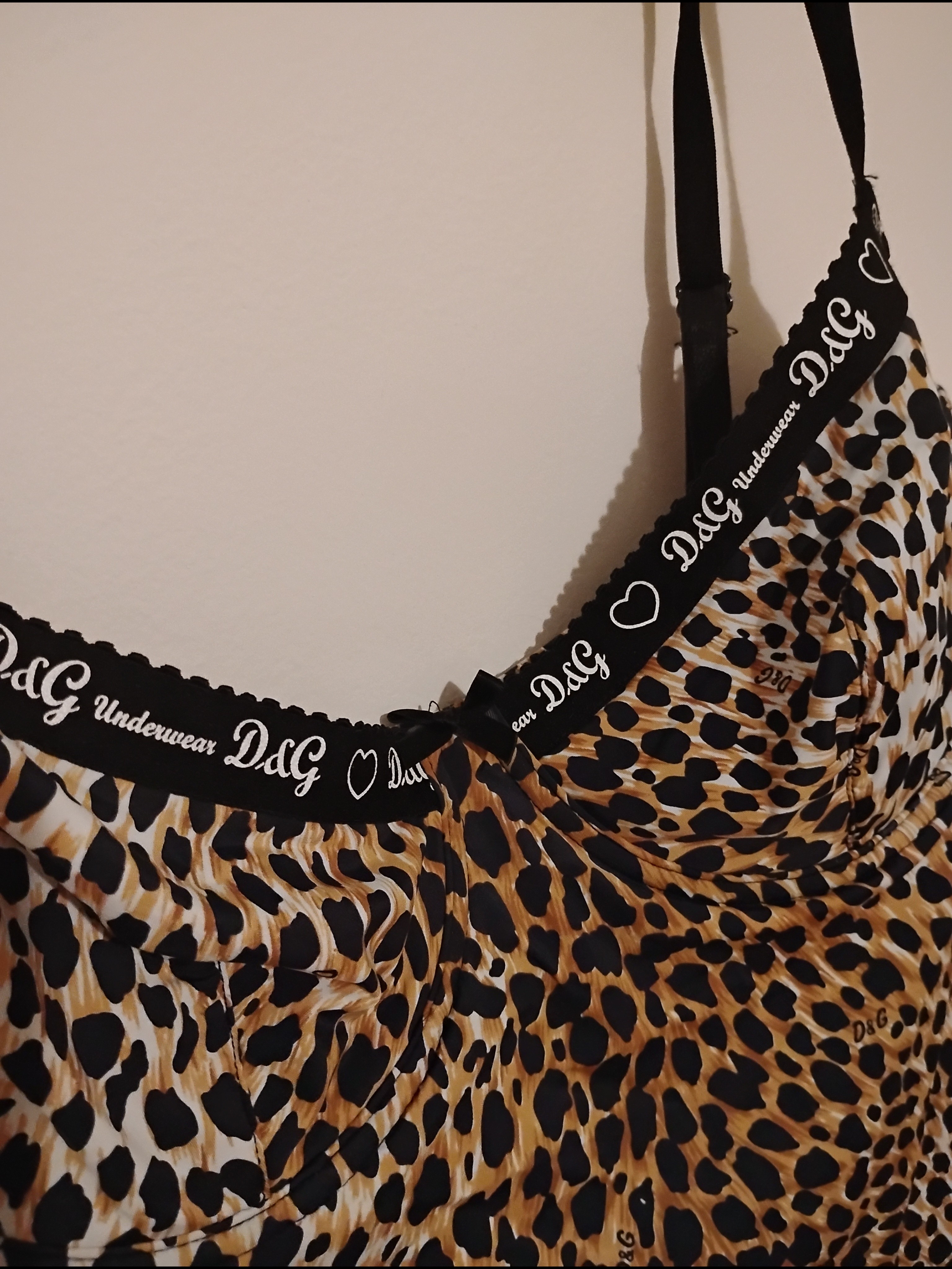 Dolce & Gabbana Leopard Print Satin Cami - Brown/Black — image 5 of 5
